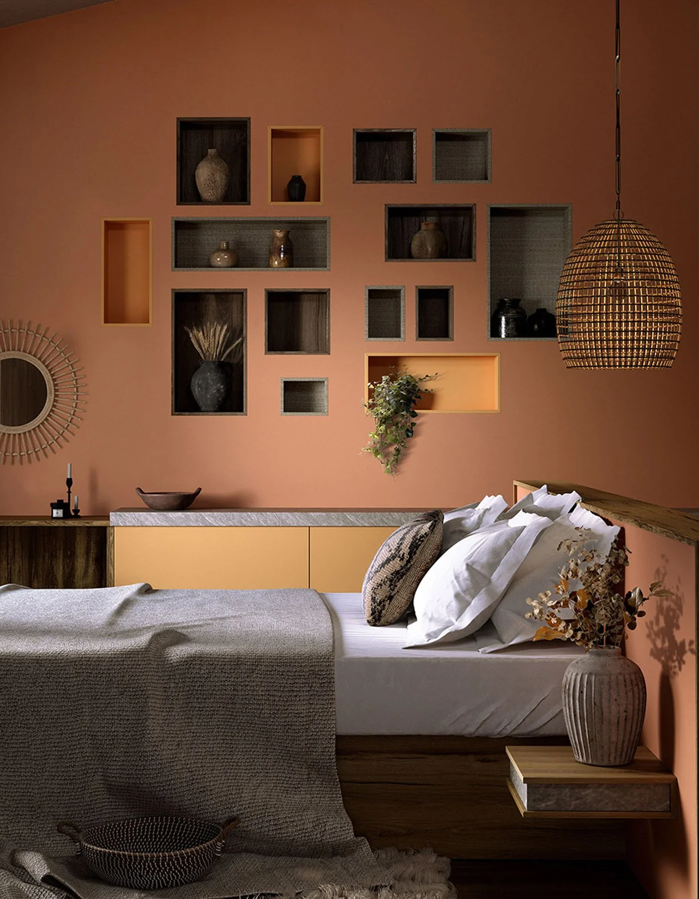 Melamine Faced Particle Board - K542 Mocha Tessea | WOODca Design